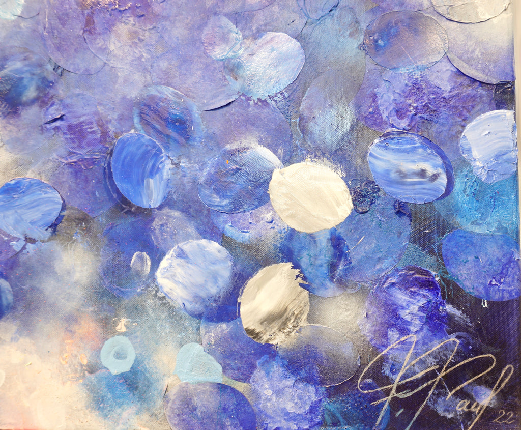 Frederic Paul_Santorin Morning Calm_Öl,Acryl,Reis Papier auf Leinwand_100x90 cm_2022_2700 