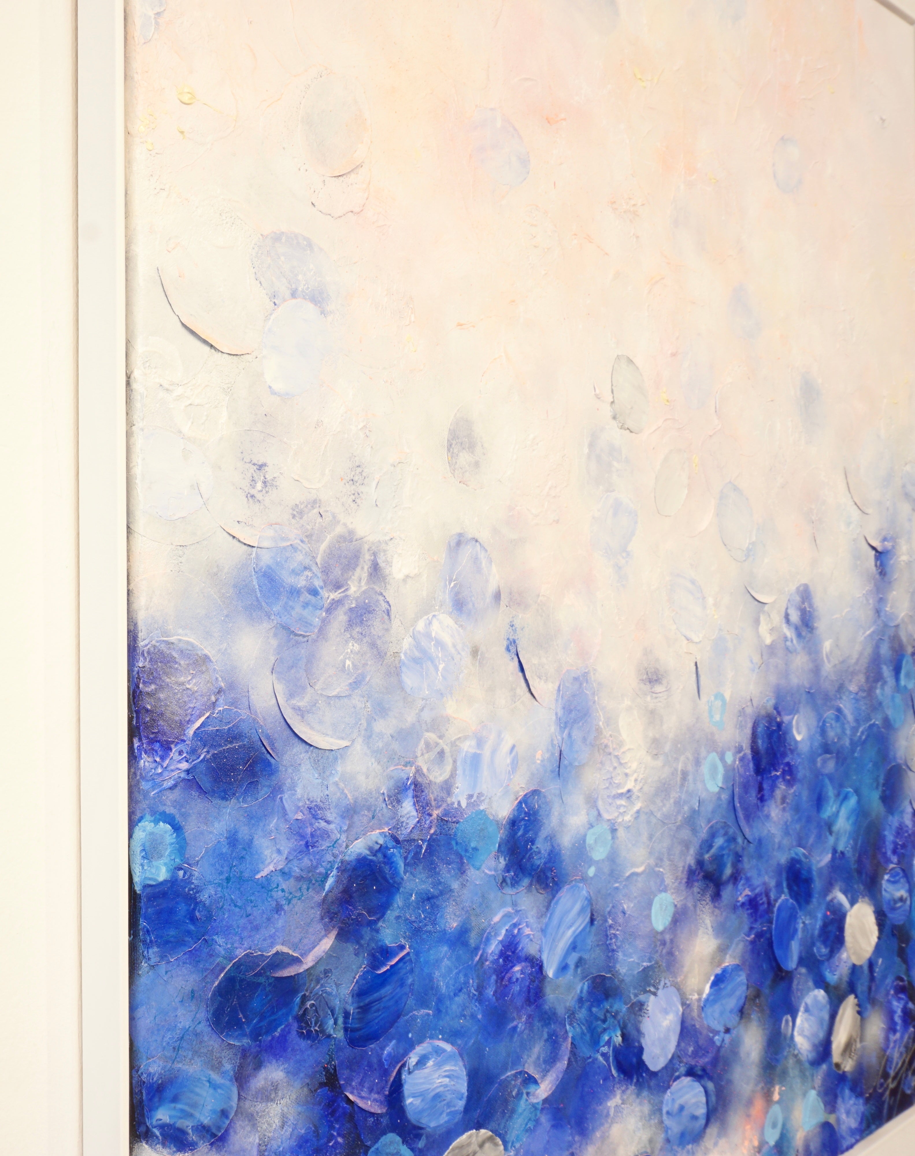 Frederic Paul_Santorin Morning Calm_Öl,Acryl,Reis Papier auf Leinwand_100x90 cm_2022_2700 