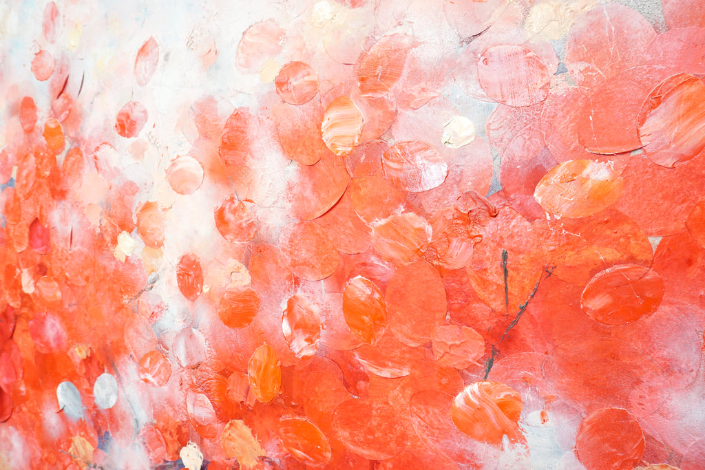 Frederic Paul_Follow the Sun_Öl,Acryl,Reis Papier auf Leinwand_130x120 cm_2022_3400 EUR_Ab