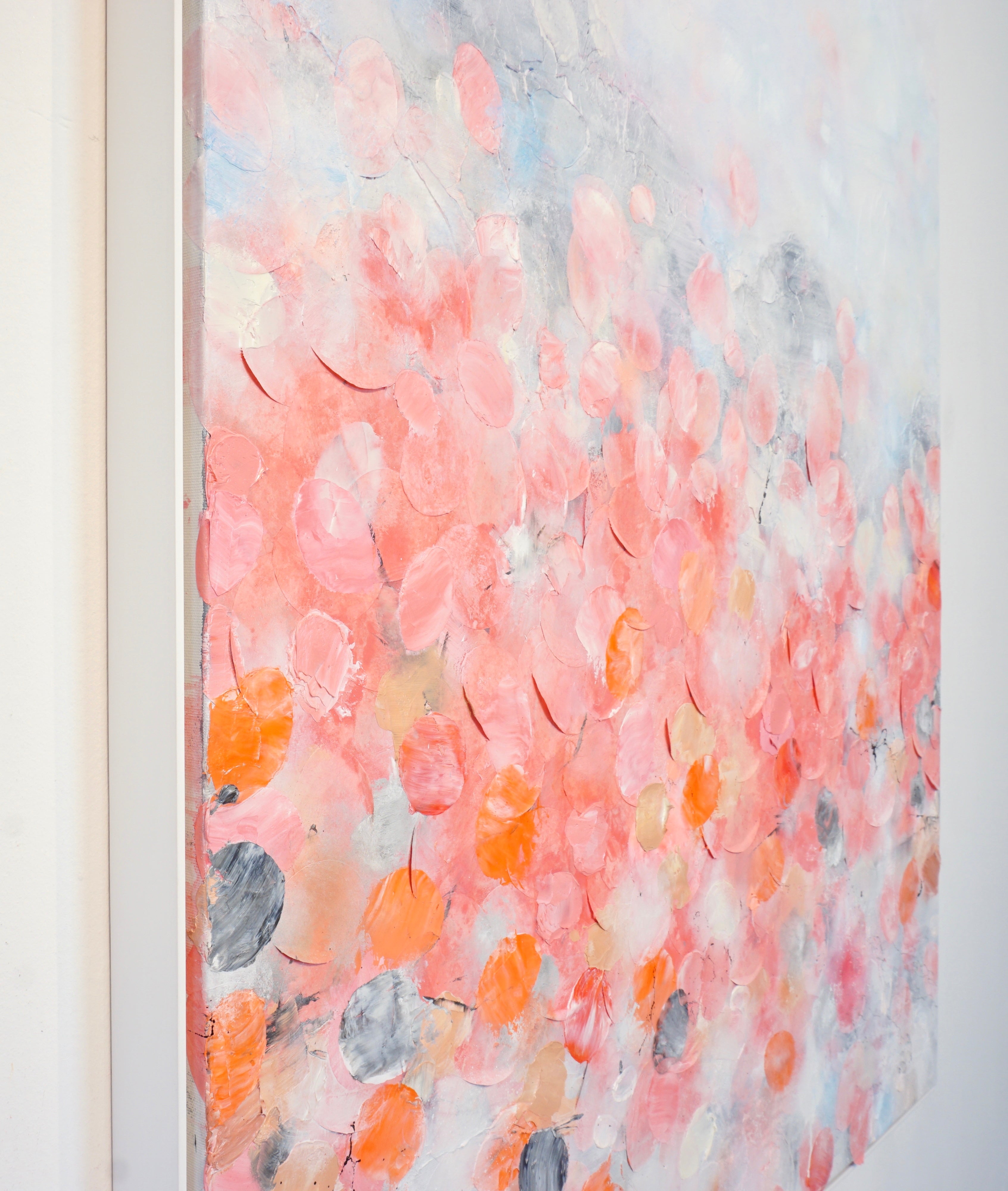 Sakura Blossoms_Oil,Acrylic,Ricepaper on canvas_120x100cm_2022_3000 Euro_Kunstwerk_Malerei
