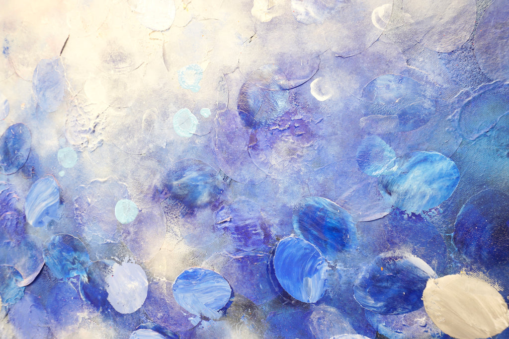 Frederic Paul_Santorin Morning Calm_Öl,Acryl,Reis Papier auf Leinwand_100x90 cm_2022_2700 