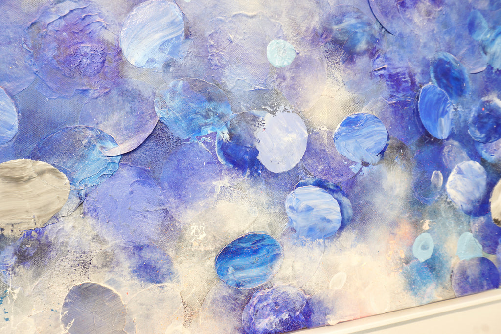 Frederic Paul_Santorin Morning Calm_Öl,Acryl,Reis Papier auf Leinwand_100x90 cm_2022_2700 