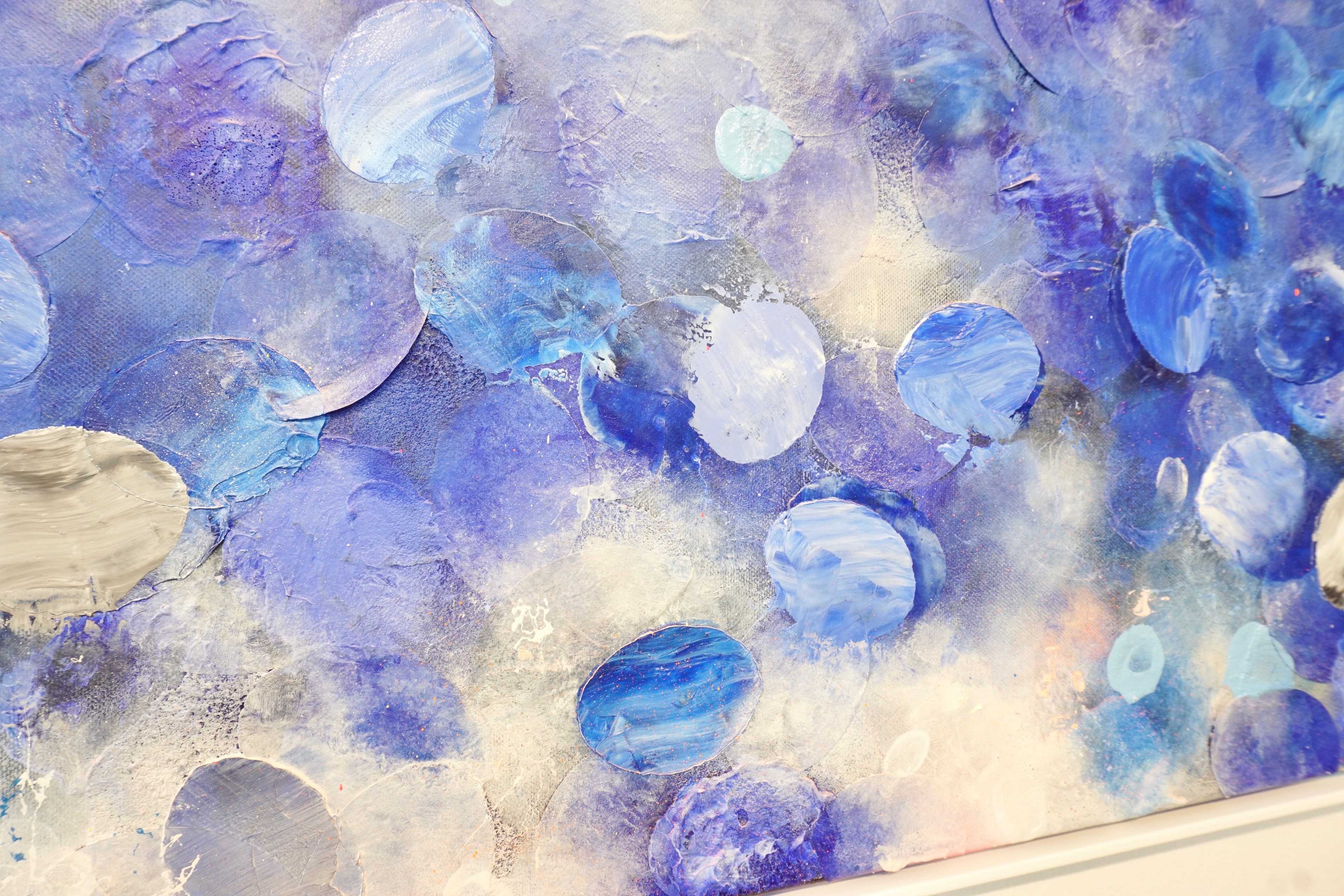 Frederic Paul_Santorin Morning Calm_Öl,Acryl,Reis Papier auf Leinwand_100x90 cm_2022_2700 