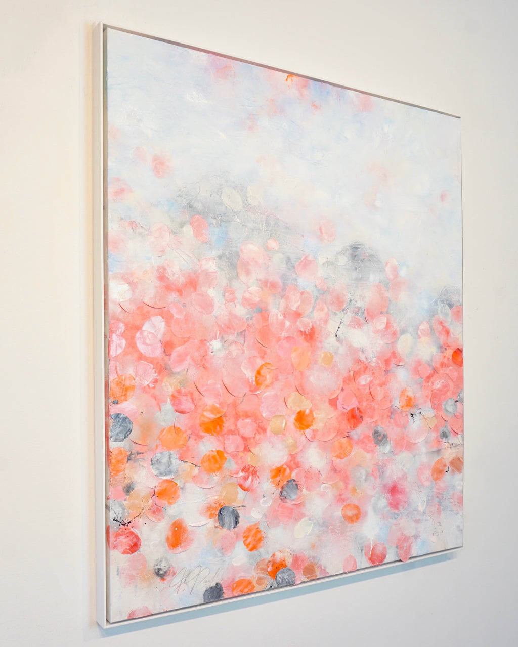 Sakura Blossoms_Oil,Acrylic,Ricepaper on canvas_120x100cm_2022_3000 Euro_Kunstwerk_Malerei