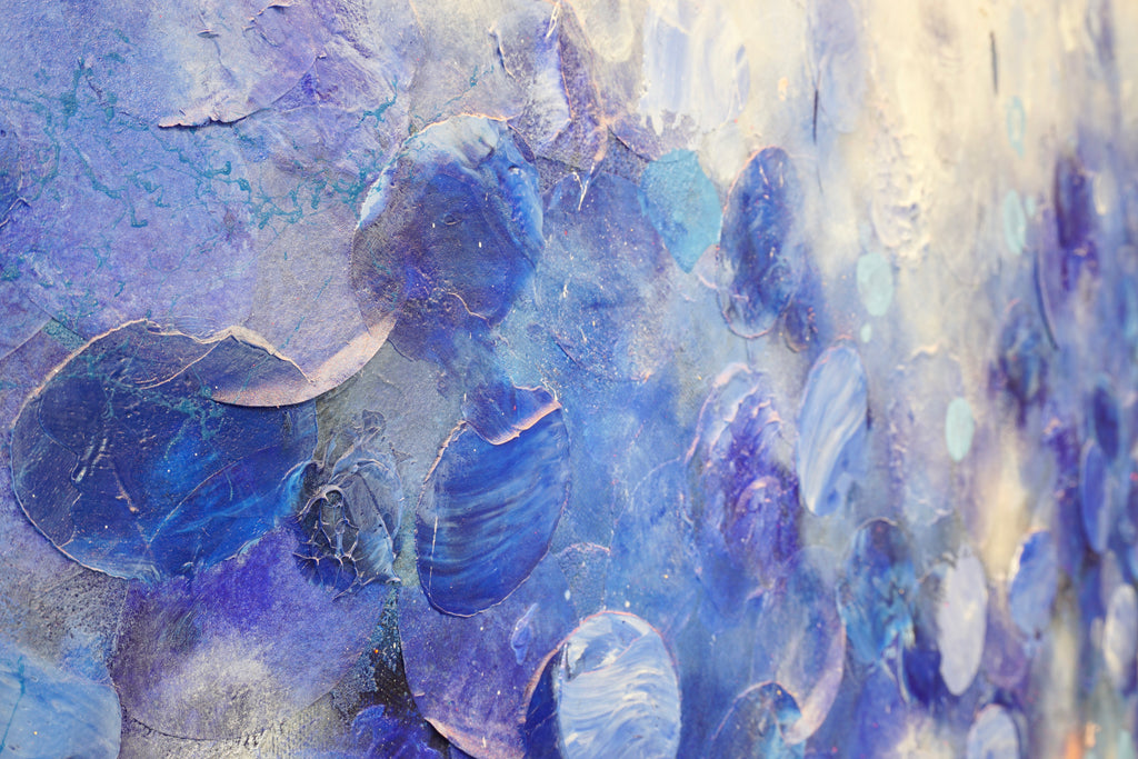 Frederic Paul_Santorin Morning Calm_Öl,Acryl,Reis Papier auf Leinwand_100x90 cm_2022_2700 