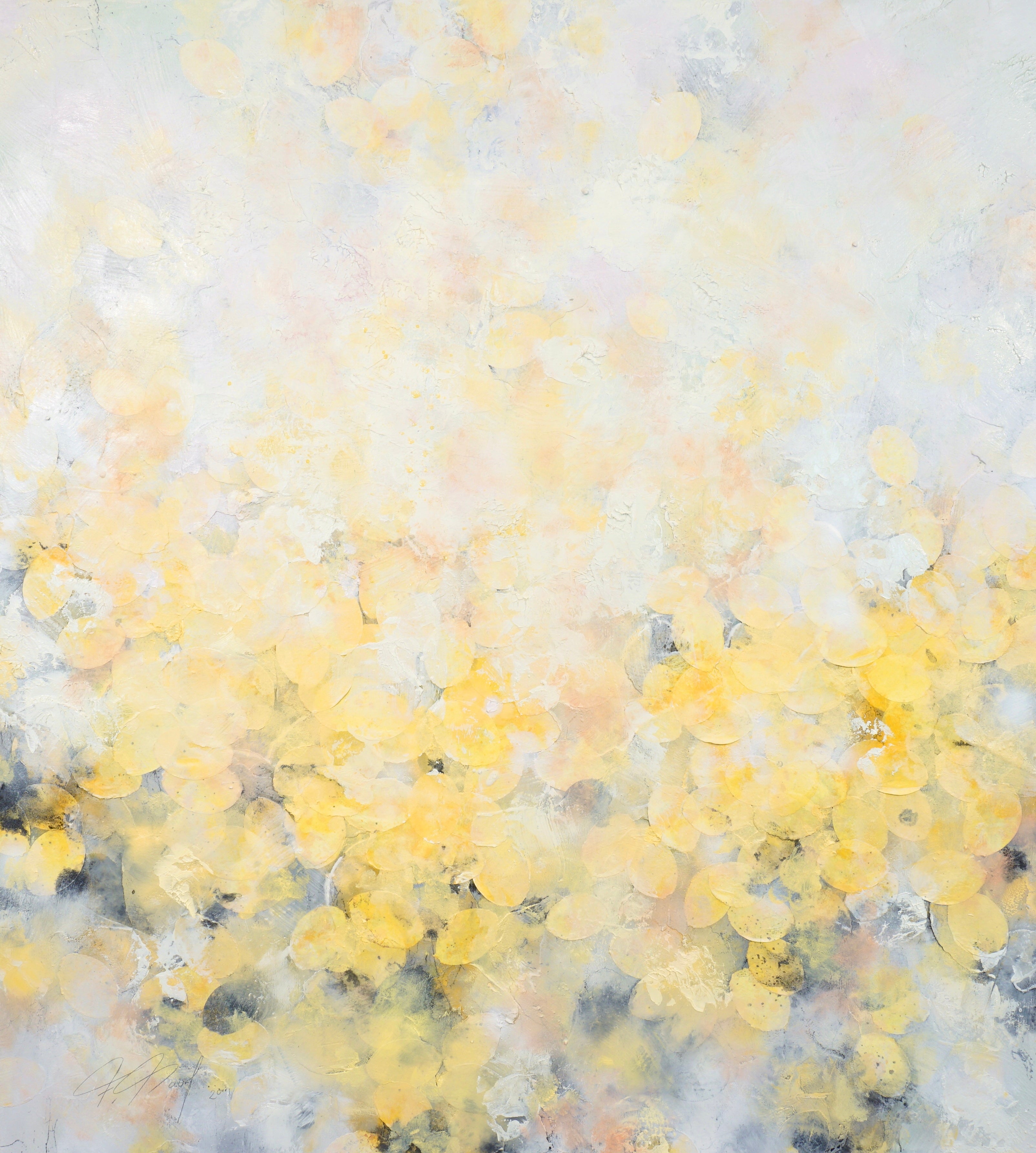 Sun Kissed II_120x110cm_Oil,Acrylic, Ricepaper on canvas_3.100 Euro.jpg