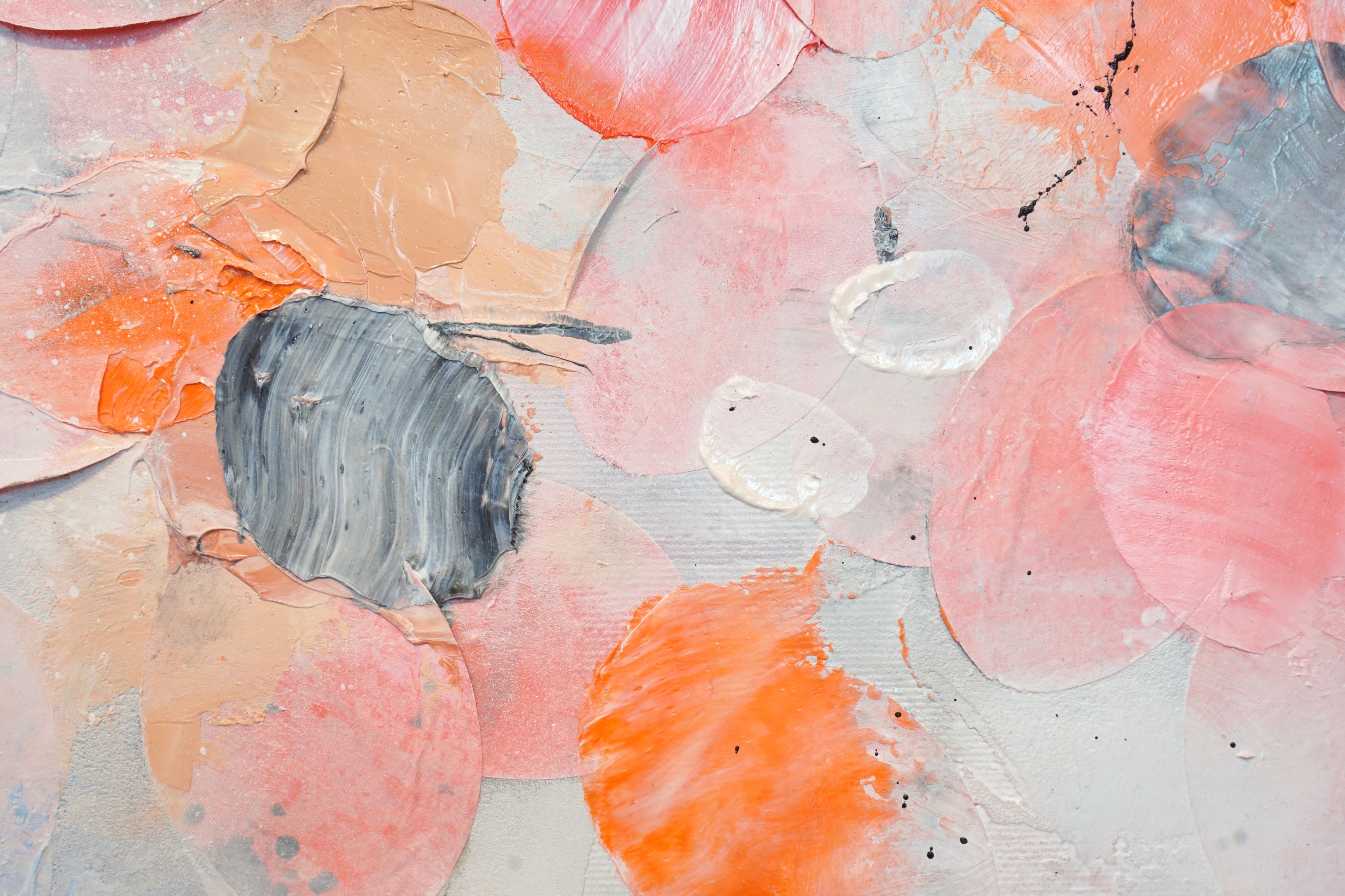 Sakura Blossoms_Oil,Acrylic,Ricepaper on canvas_120x100cm_2022_3000 Euro_Kunstwerk_Malerei