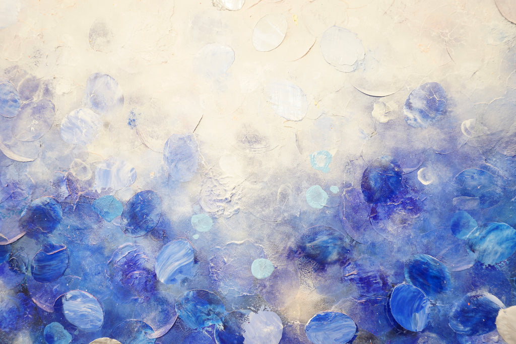 Frederic Paul_Santorin Morning Calm_Öl,Acryl,Reis Papier auf Leinwand_100x90 cm_2022_2700 